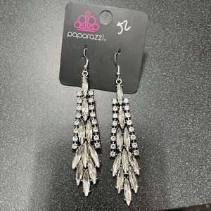 Faux Diamond Dangle Earrings